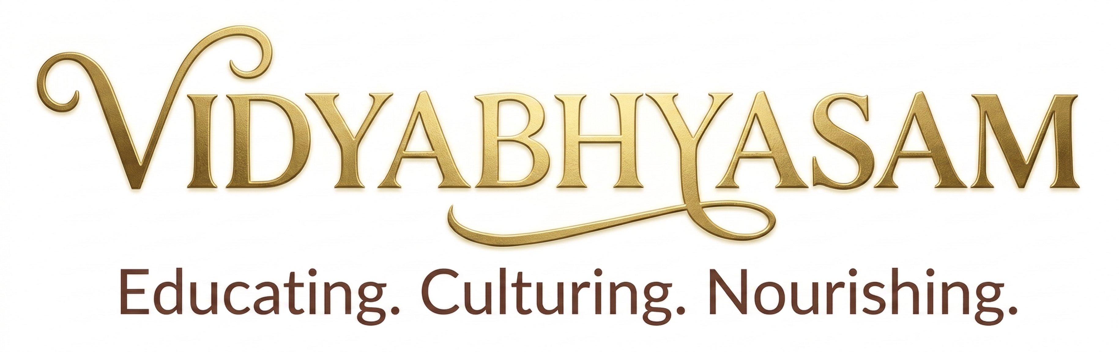 Vidyabhyasam Text Logo